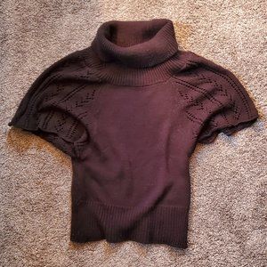 Sweater Project Black sweater tshirt with turtleneck